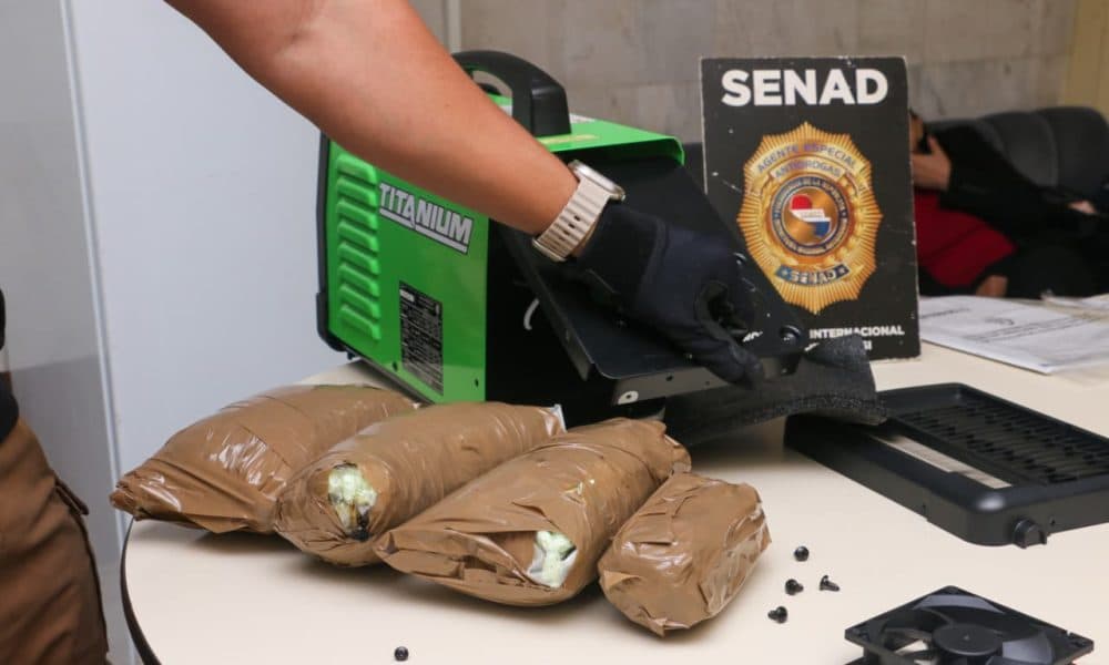 Incautan marihuana oculta en equipo de soldadura rumbo a Ciudad del Este