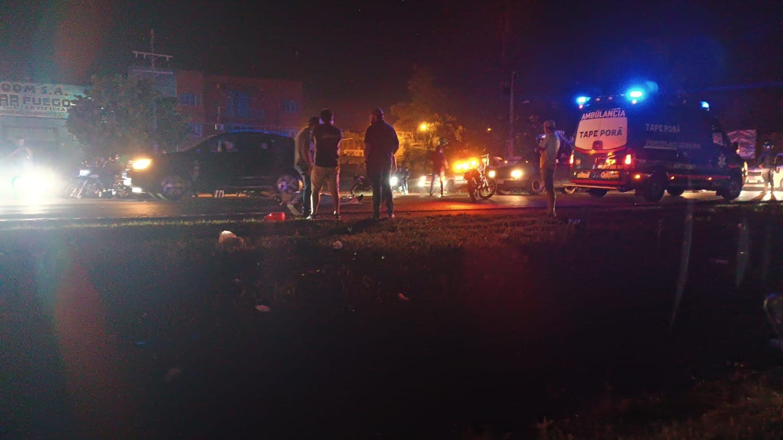 Tragedia vial en Minga Guazú: motociclista muere arrollado tras atropellar a perro