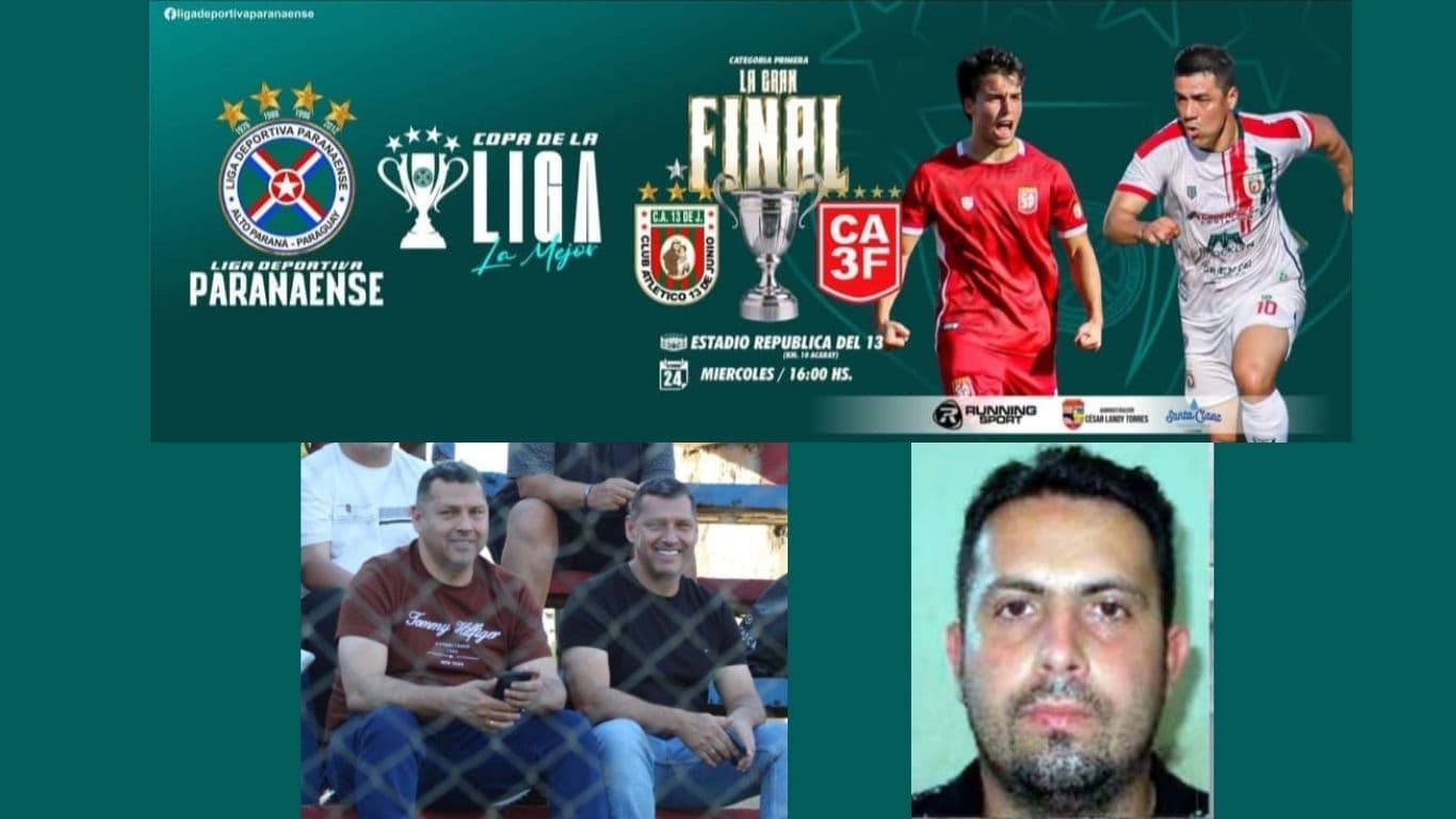 Final de la Liga Paranaense con fuerte tufo a dinero del narcotráfico